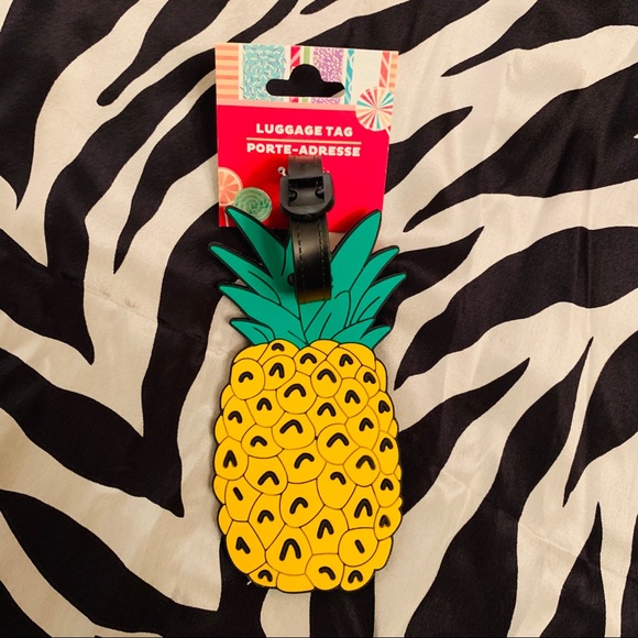 PINEAPPLE LUGGAGE TAG NWT - Picture 2 of 5